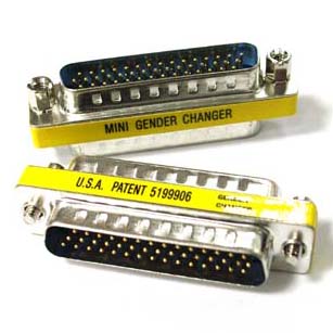 Mini Gender Changer, HD44 Male / Male